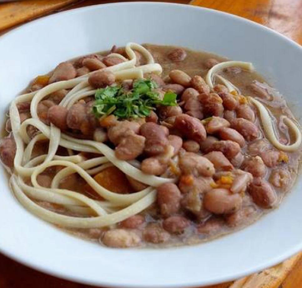 Porotos con riendas